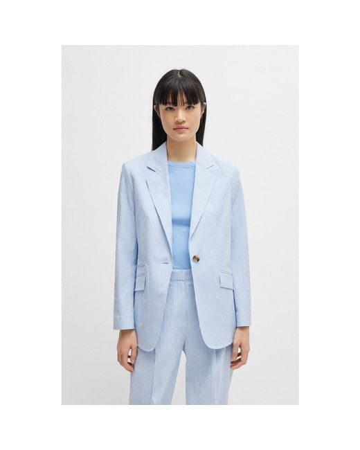 Boss Blue Jopeta Structured Formal Jacket