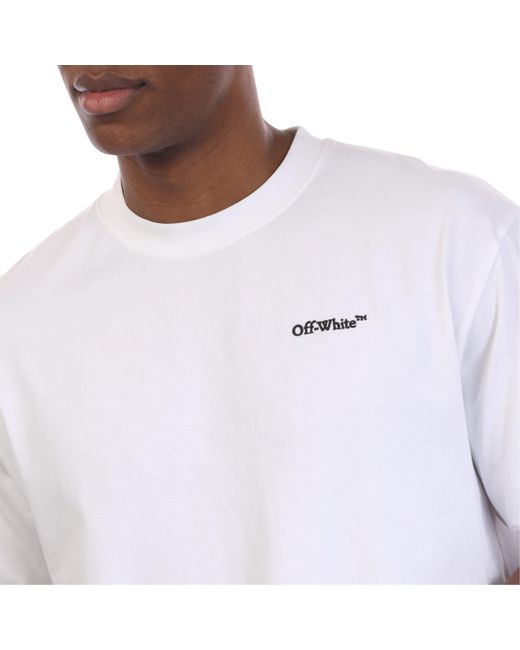 Off-White c/o Virgil Abloh White Tattoo Arrow Skate T-Shirt for men