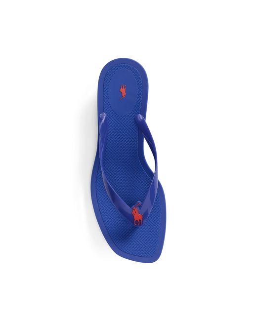 Polo Ralph Lauren Blue Flip Flops