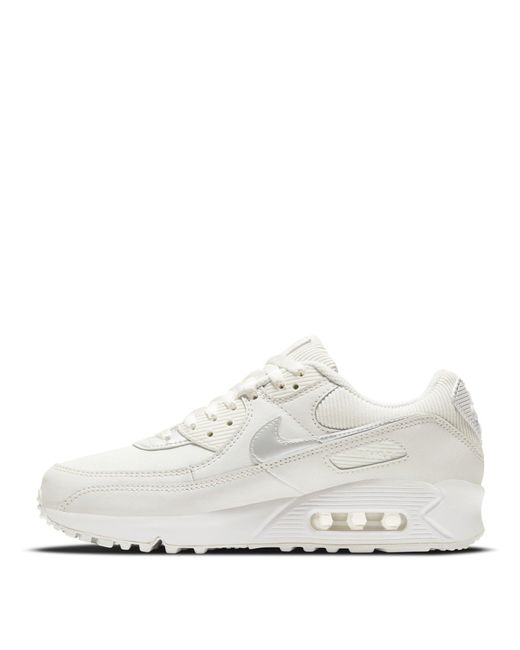 Nike White Air Max 90 Trainers
