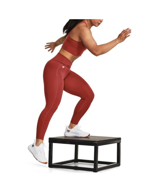 Under Armour Red Project Rock Performance Gym Legging