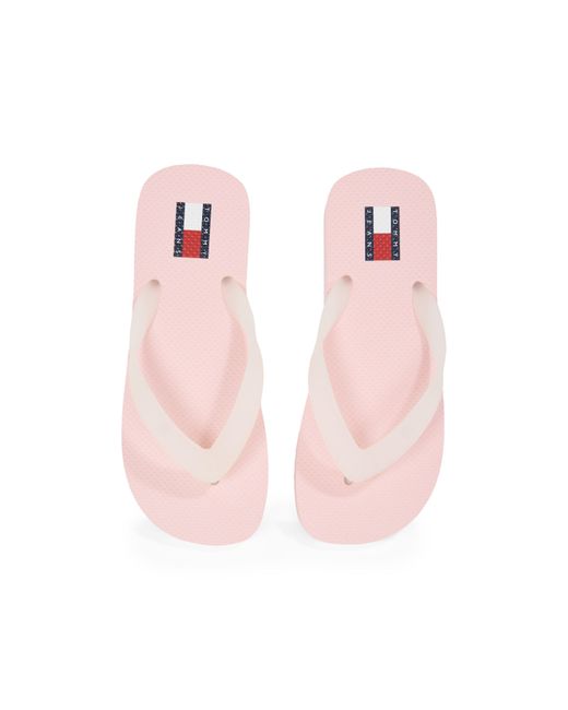 Tommy Hilfiger Pink Tjw Logo Flip Flop