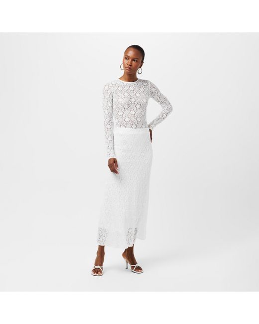 EDITED White Catalin Skirt