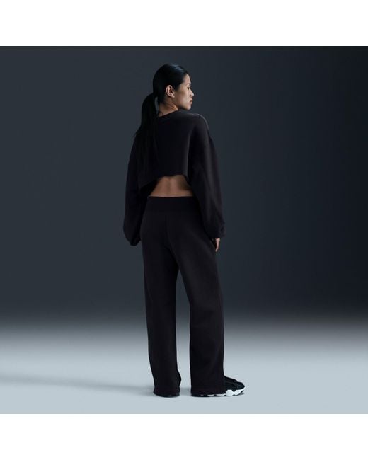 Nike Blue Sportswear Phoenix Fleece High-Waisted Wide-Leg Sweatpants