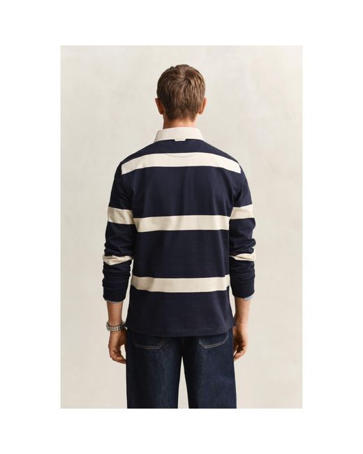 Gant Blue Rugby Polo Shirt for men