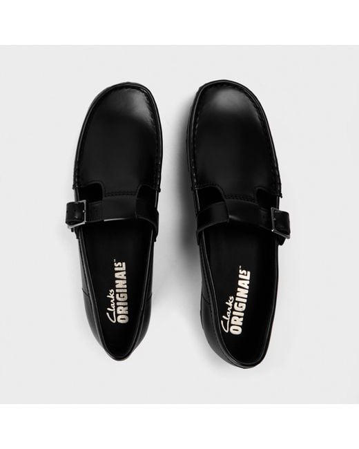 Clarks Black Wallabee Tbar Mary Janes