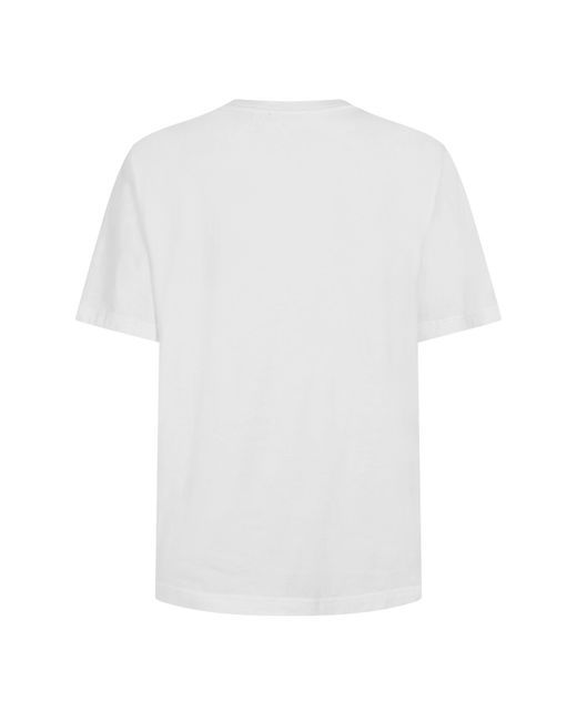 Maison Kitsuné White Stand Fox Comfort T-Shirt for men