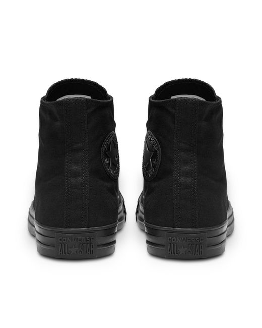Converse Black As Mono Canvas Hi Tops