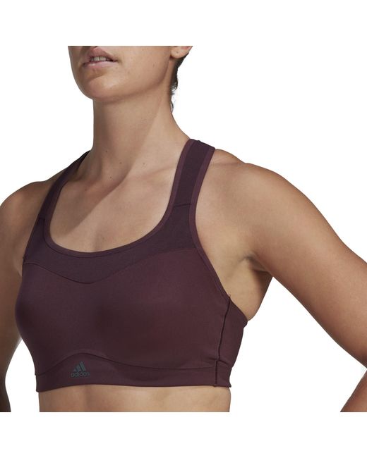 Adidas Purple Tlrd Impact Training High-Support Bra