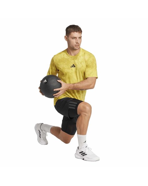 Adidas Gray Primelift 21 Performance Shorts for men