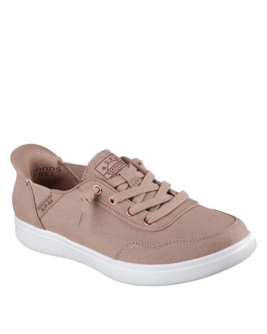 Skechers Brown Bobs Skipper Keep It Sweet Slip On Trainers