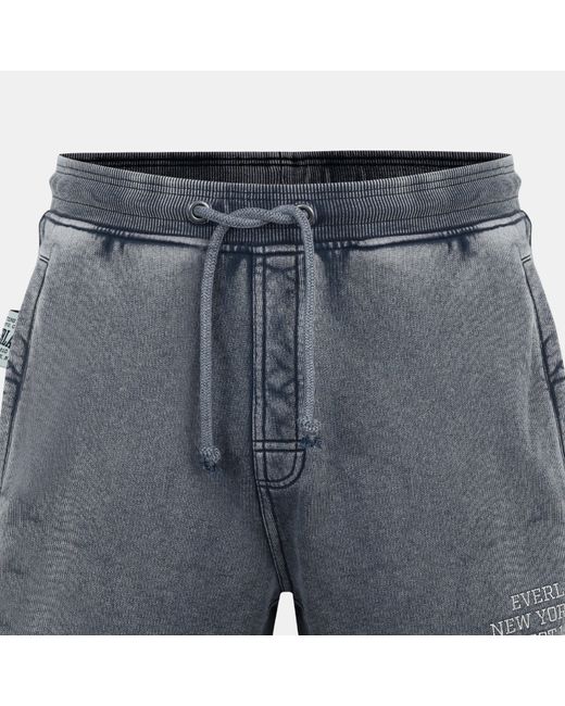 Everlast Gray Nyc Fleece Jogger Shorts for men