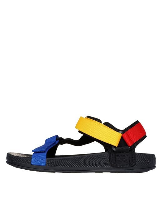 Skechers Blue Hyperslide Slippers for men