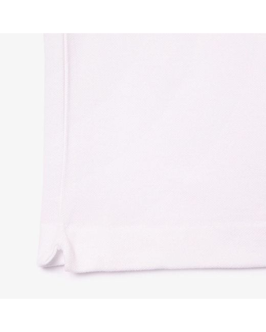 Lacoste White Classic Fit L.12.12 Petit Piqué Polo for men