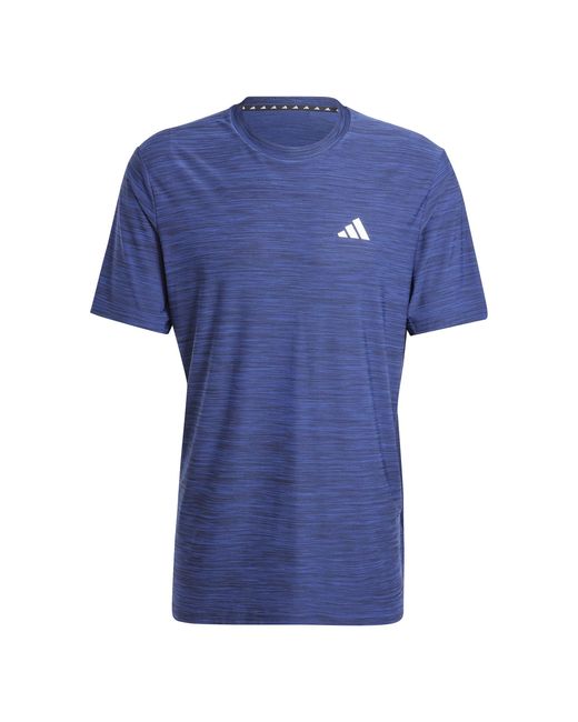 Adidas Blue Train Essentials Stretch Training T-Shirt for men
