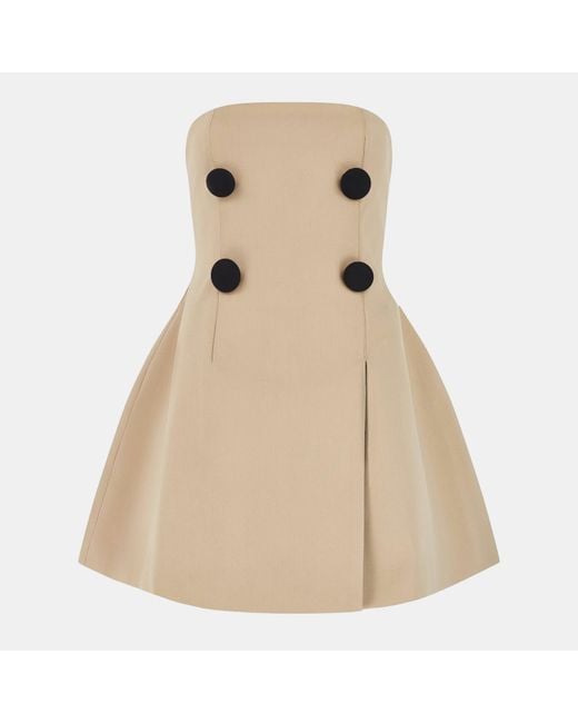 Odd Muse Natural The Ultimate Muse Trench Mini Dress