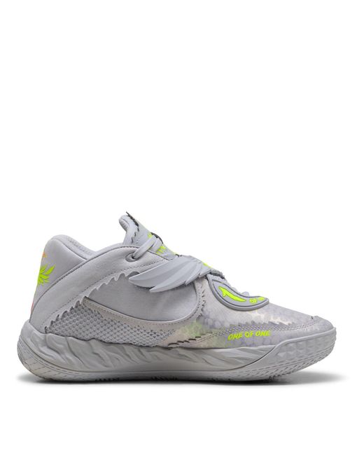 PUMA Gray Mb.05 Metallic Basketball Trainers for men
