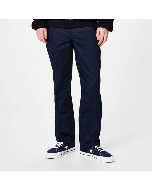 Dickies Blue Slim Fit Work Trousers for men