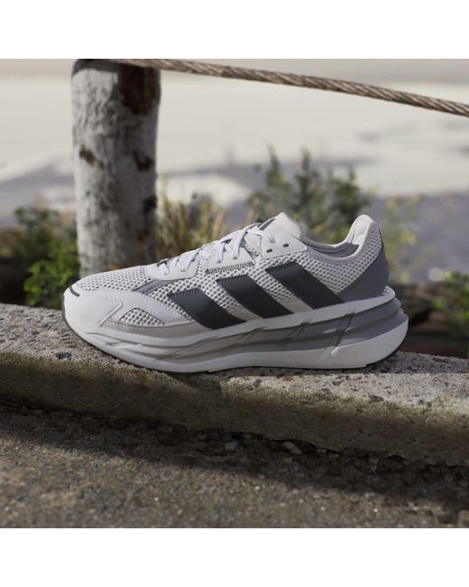 Adidas Gray Adistar 3 Sportswear Shoes for men