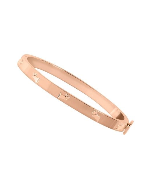 Radley Natural 18Ct Plated Hinge Studded Bangle