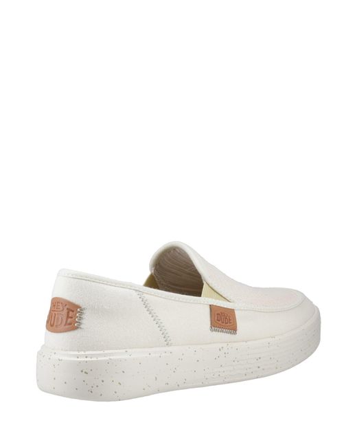 HeyDude White Sunapee Coastline Shoe for men