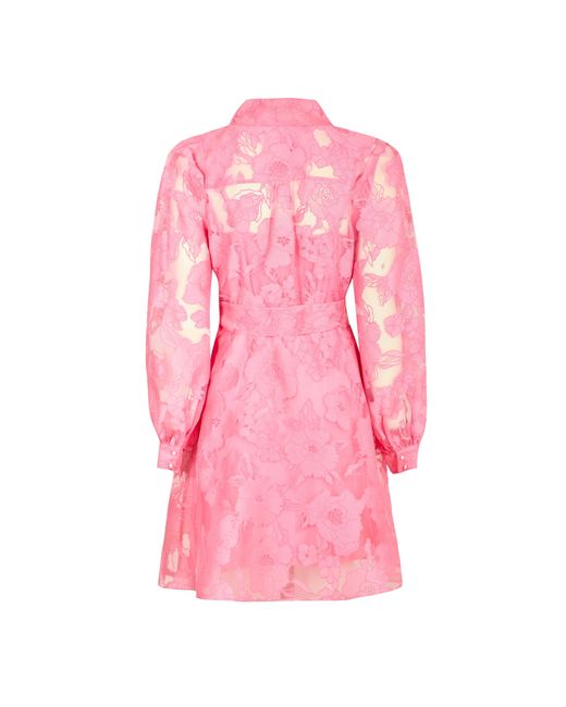 Karl Lagerfeld Pink Shirt Dress