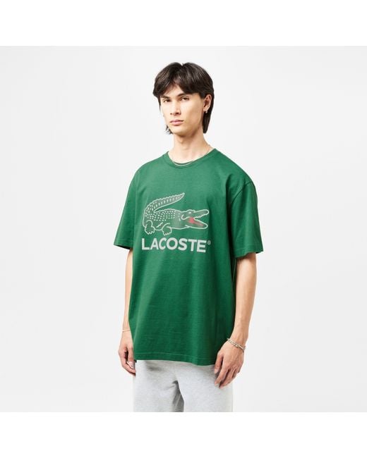 Lacoste Green Large Logo T-Shirt for men