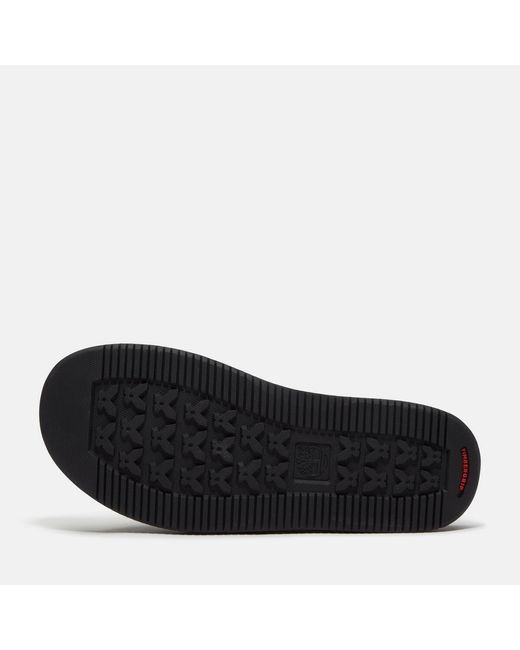 Timberland Black Flat Sandals for men