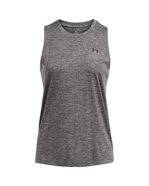 Under Armour Gray Tech Tank Twist Gym Vest