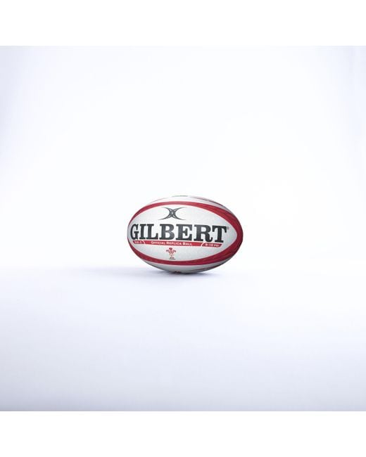 Gilbert Red Replica Rugby Ball