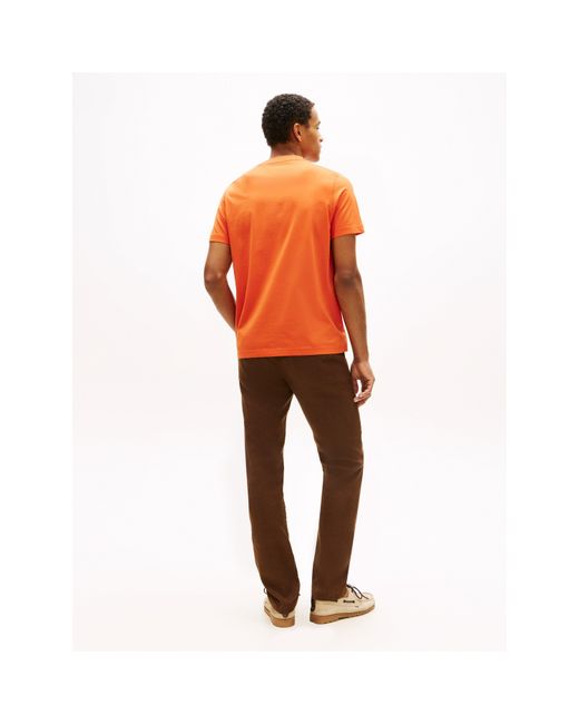 Tommy Hilfiger Orange T-Shirt for men