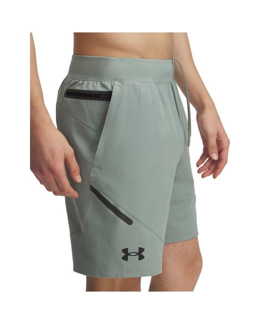 Under Armour Blue Unstoppable Performance Gym Shorts for men