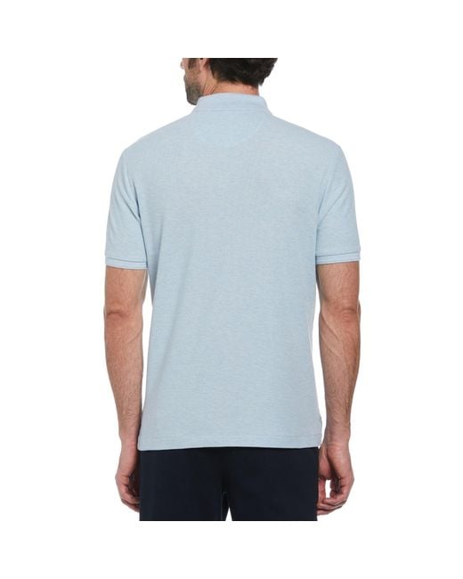 Original Penguin Blue Daddy Polo Shirt for men