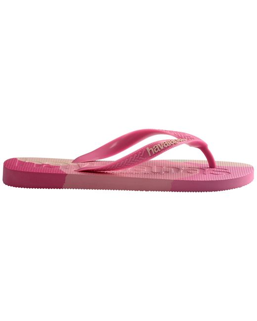 Havaianas Pink Top Logomania Colors Ii Flip Flops