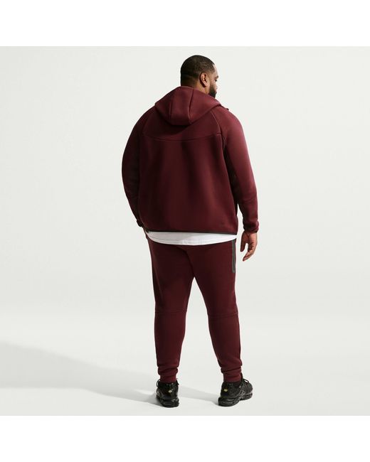 Nike Red Tech Fleece Joggers for men