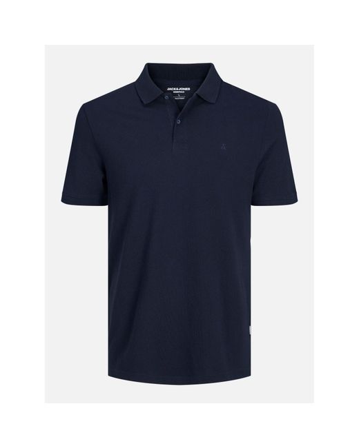 Jack & Jones Blue Short Sleeve Polo Shirt for men