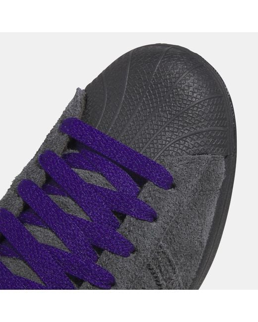 Adidas Originals Black Superstar Adv Shoes for men