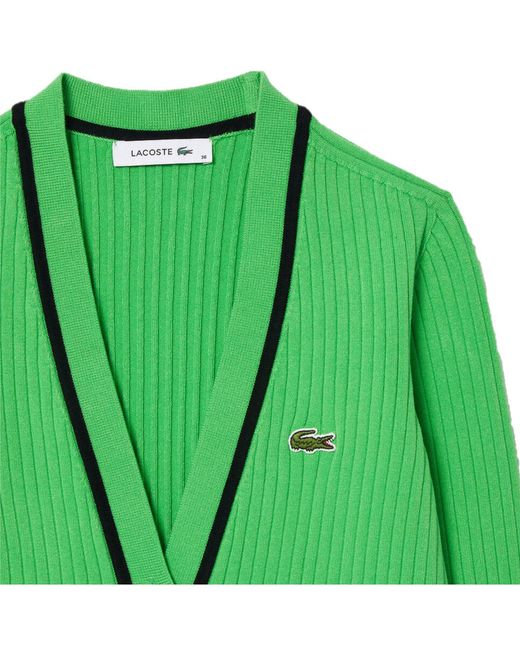 Lacoste Green Crew Neck Jumper