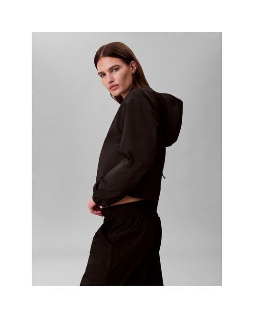 Calvin Klein Black Windbreaker