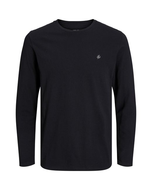 Jack & Jones Purple 3 Pack Crew Neck Long Sleeve T Shirt for men