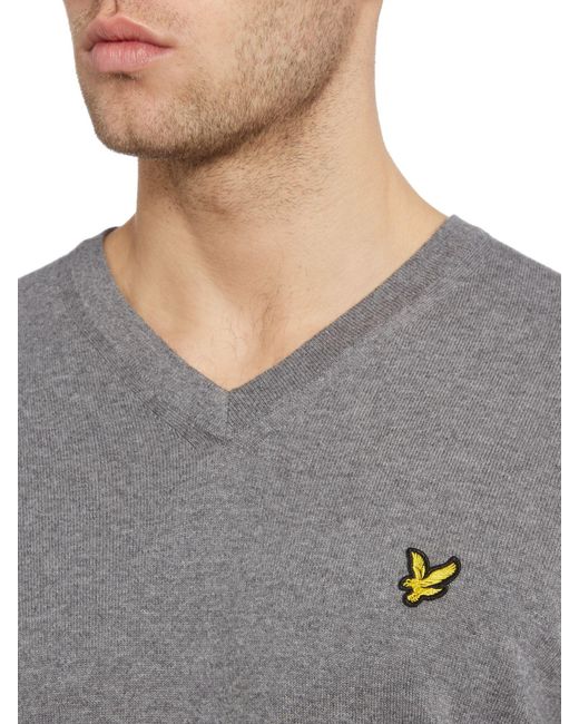 lyle and scott v neck sweater