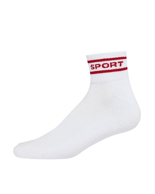DKNY White 3 Pack Sports Socks Apollo for men