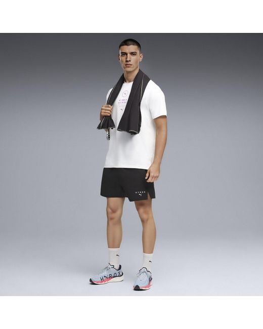 PUMA White Hyrox Dryelite Training T-Shirt for men