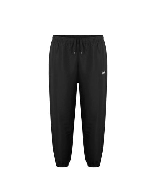 Lonsdale Black Essential Ch Woven Jogging Bottoms for men