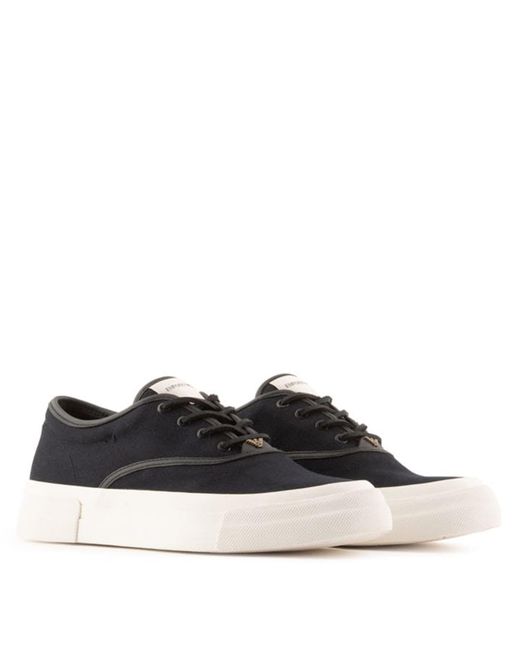 Emporio Armani Black Trainers for men