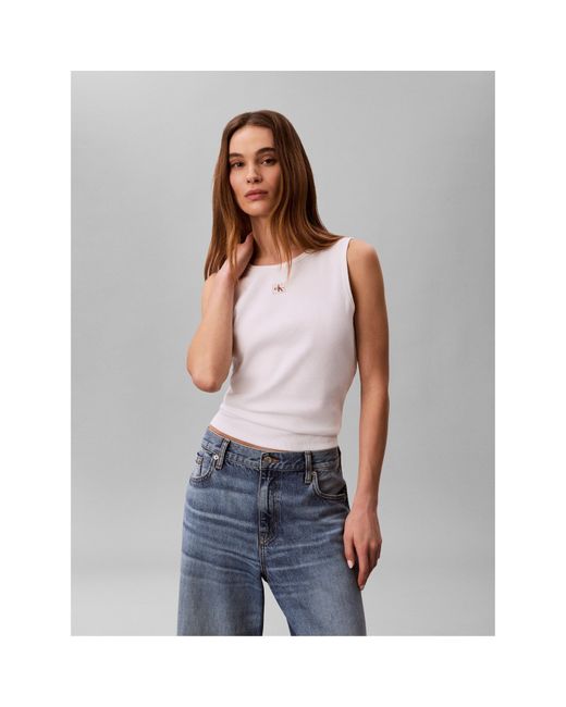Calvin Klein White Tank Vest