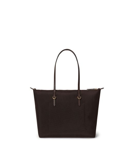 Ralph Lauren Black Medium Keaton Tote Bag