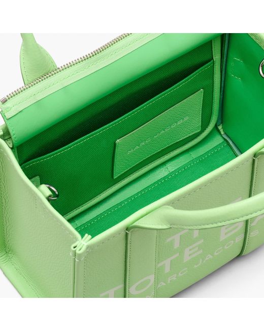 Marc Jacobs Green Small Leather Tote Bag