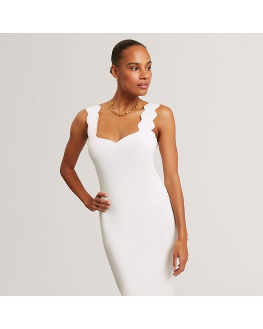 Ted Baker White Knit Bodycon Dress