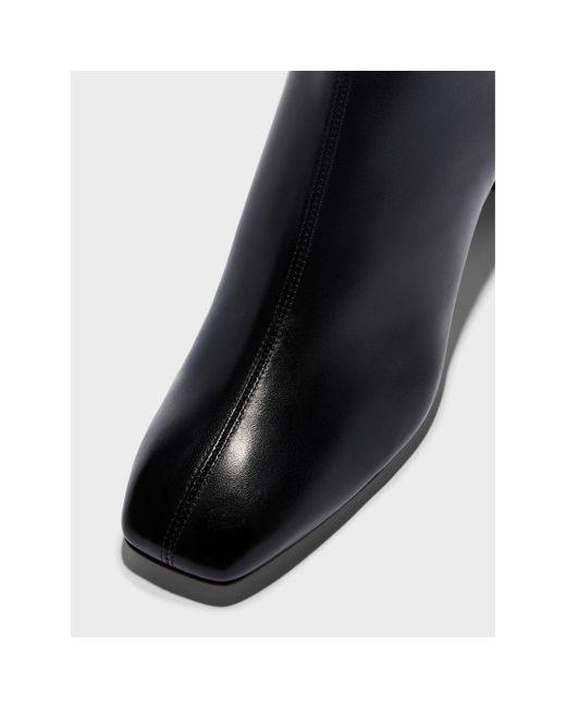 Aeyde Black Millie Bt Ankle Heeled Boots